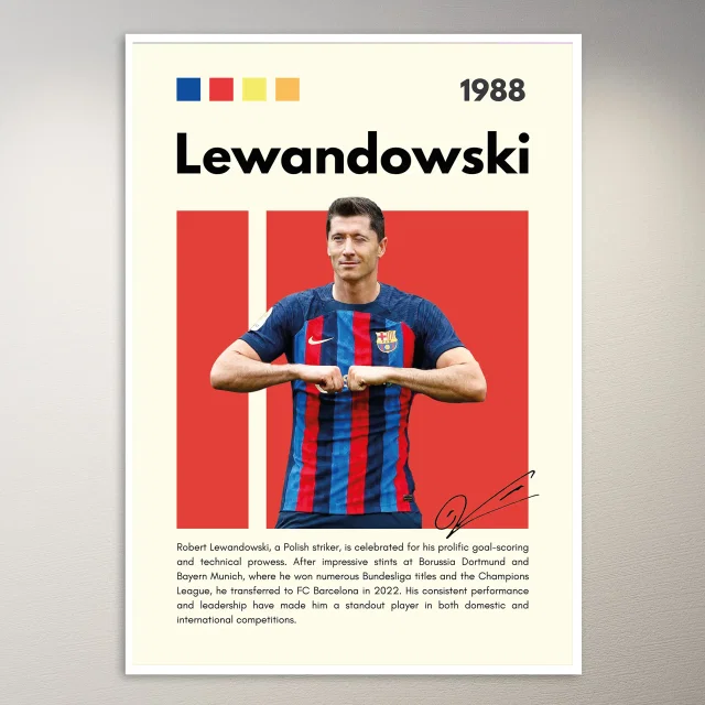 Robert Lewandowski 1988 Poster