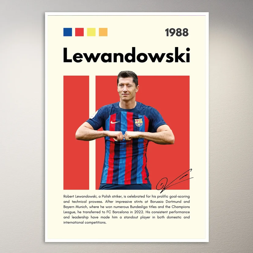 Robert Lewandowski 1988 Poster