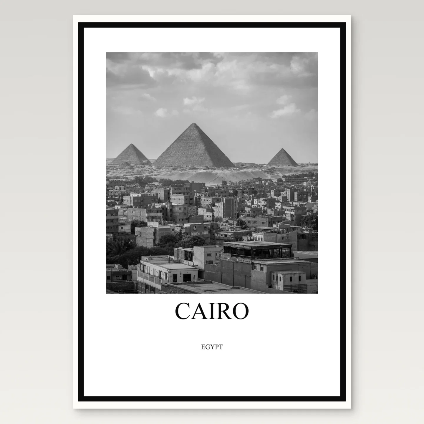 Cairo Poster mockup