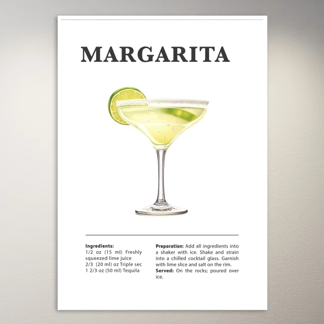 Classic Margarita Poster