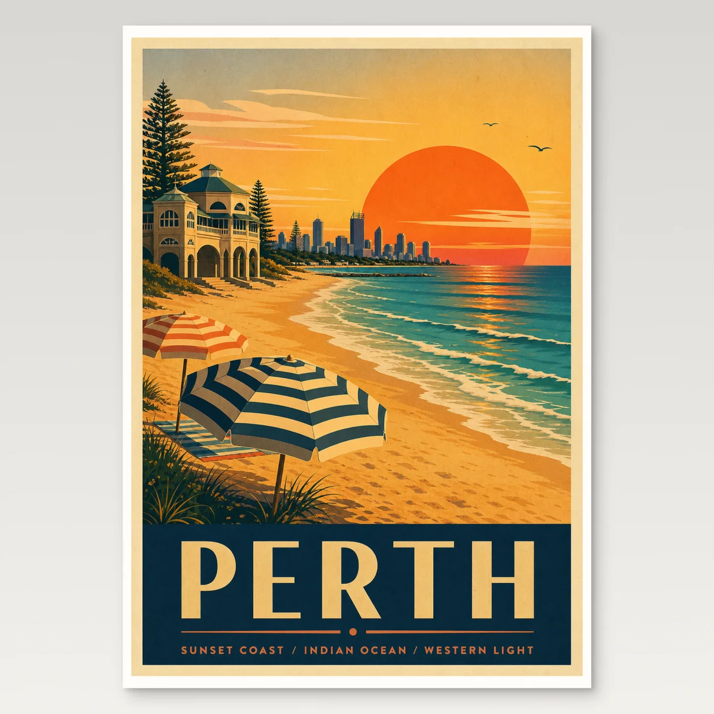 Perth Poster mockup