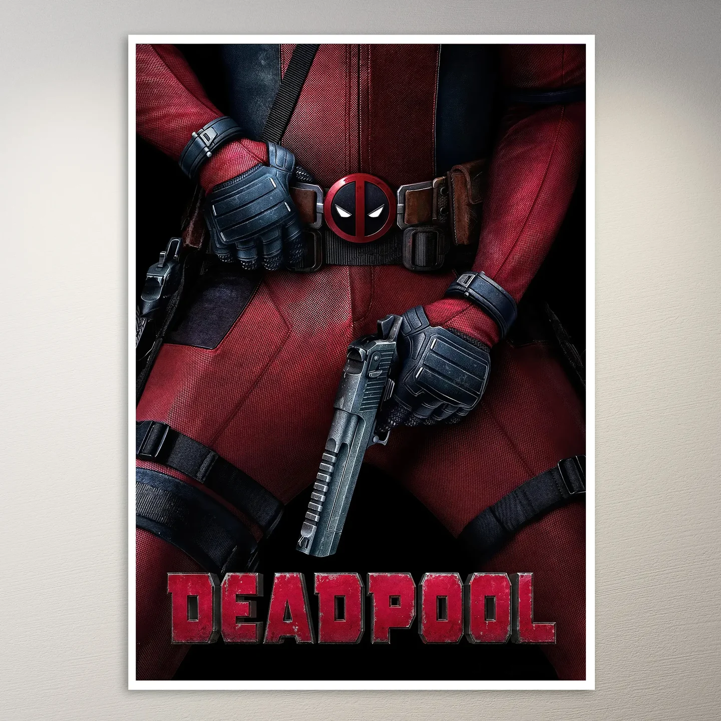Deadpool With Pistol Poster