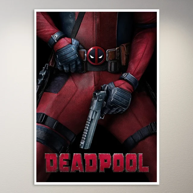 Deadpool With Pistol Poster