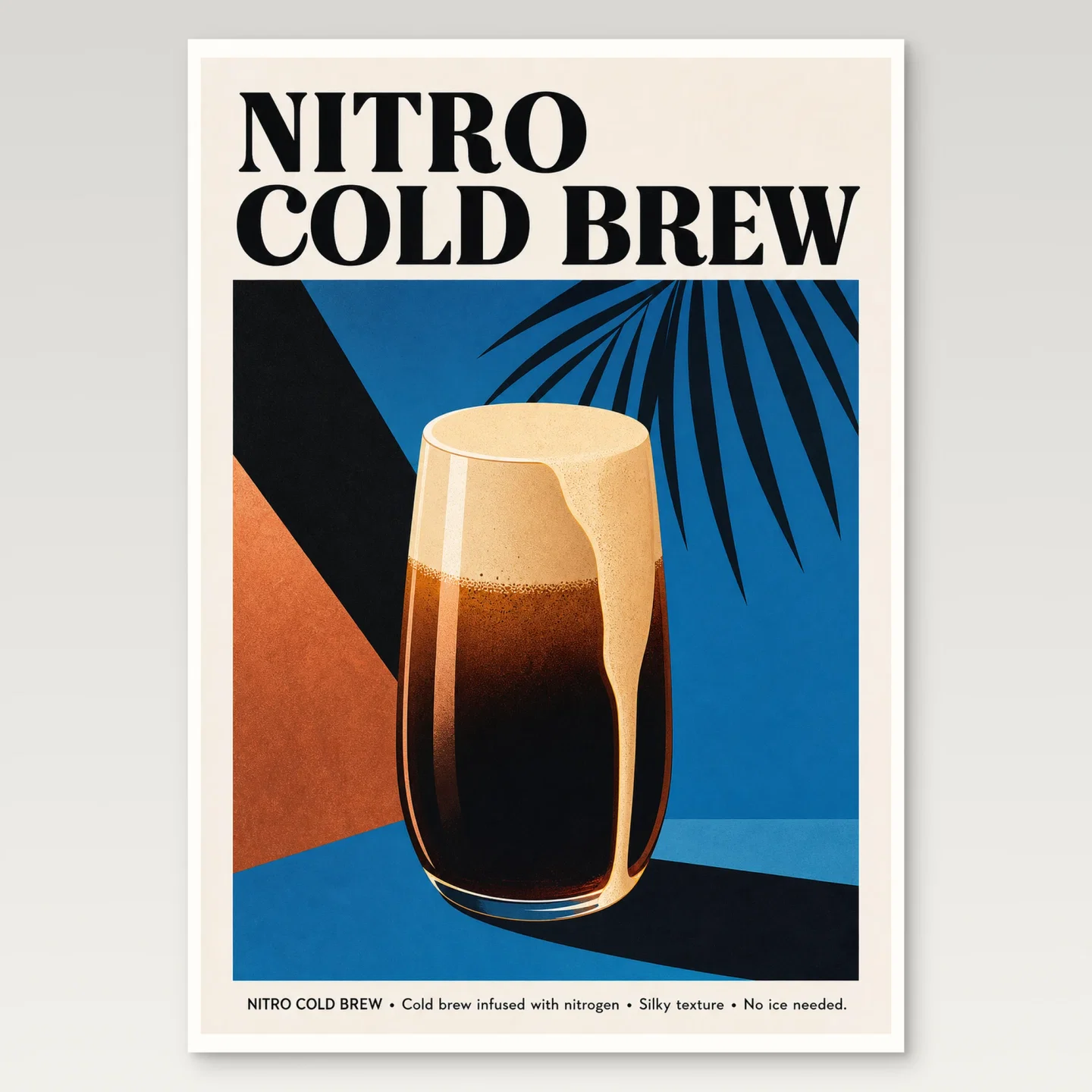Nitro Cold Brew Poster mockup