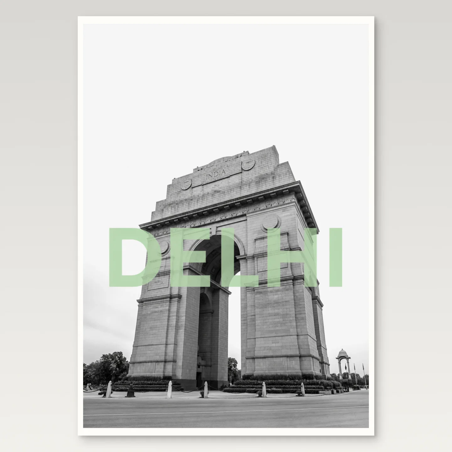 Delhi Poster mockup