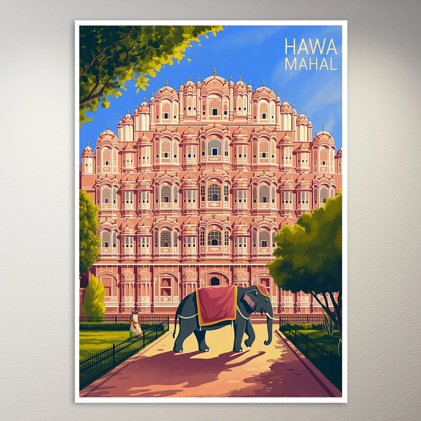 Jaipur Travel Poster