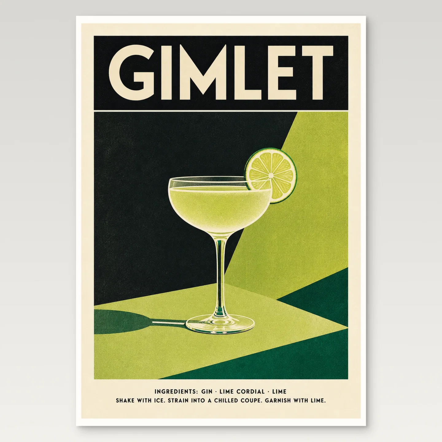 Gimlet Poster mockup