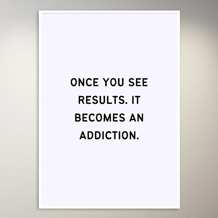 Motivational Quote Wall Poster