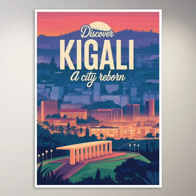 Kigali Travel Poster