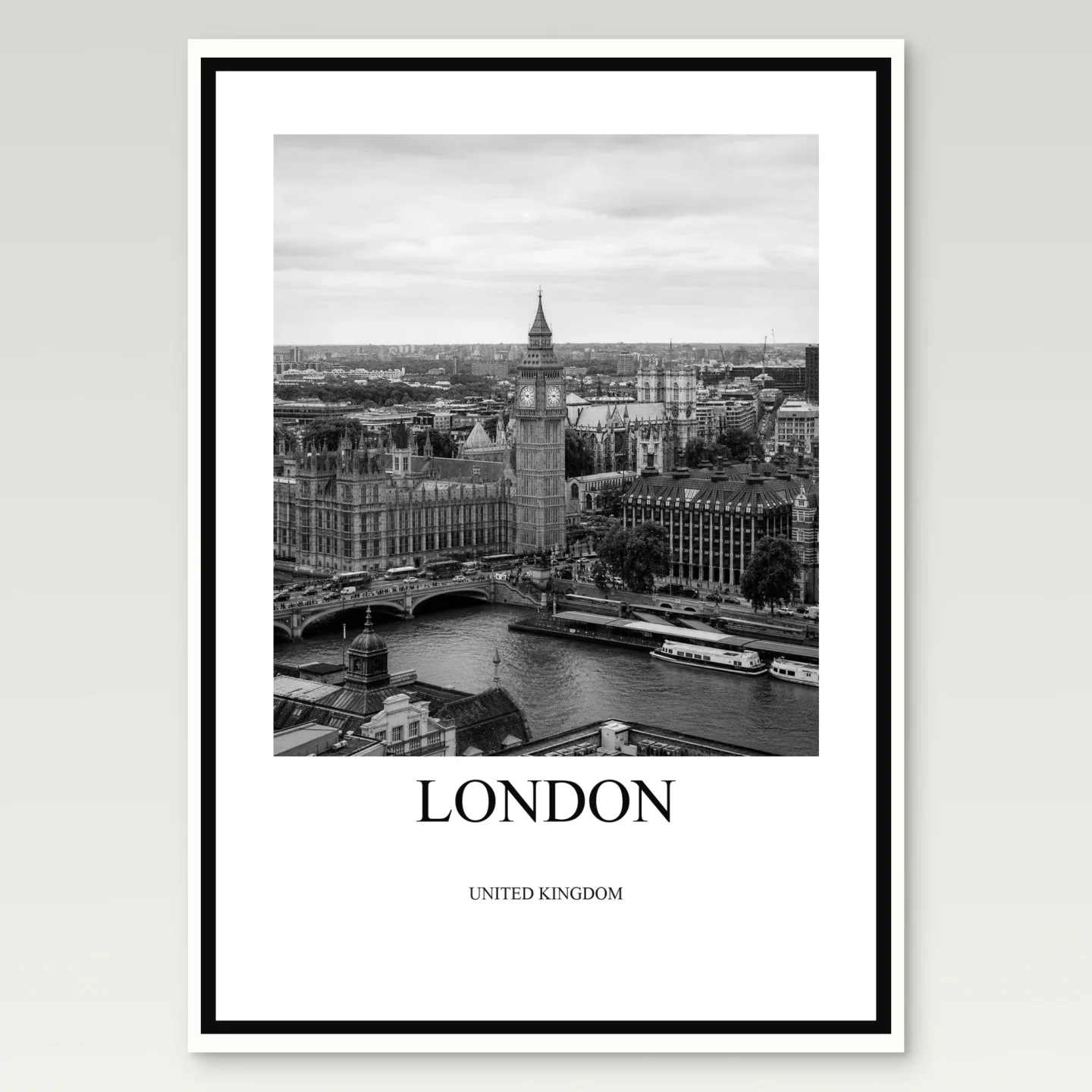 London Poster mockup
