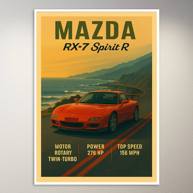 Mazda RX-7 Spirit R Poster