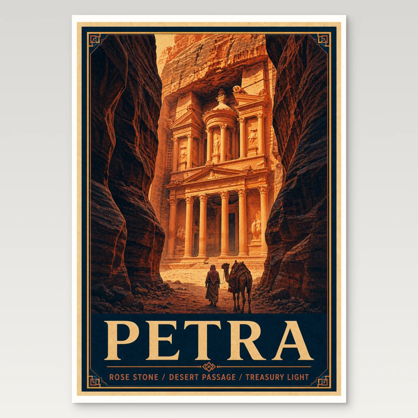 Petra Poster mockup