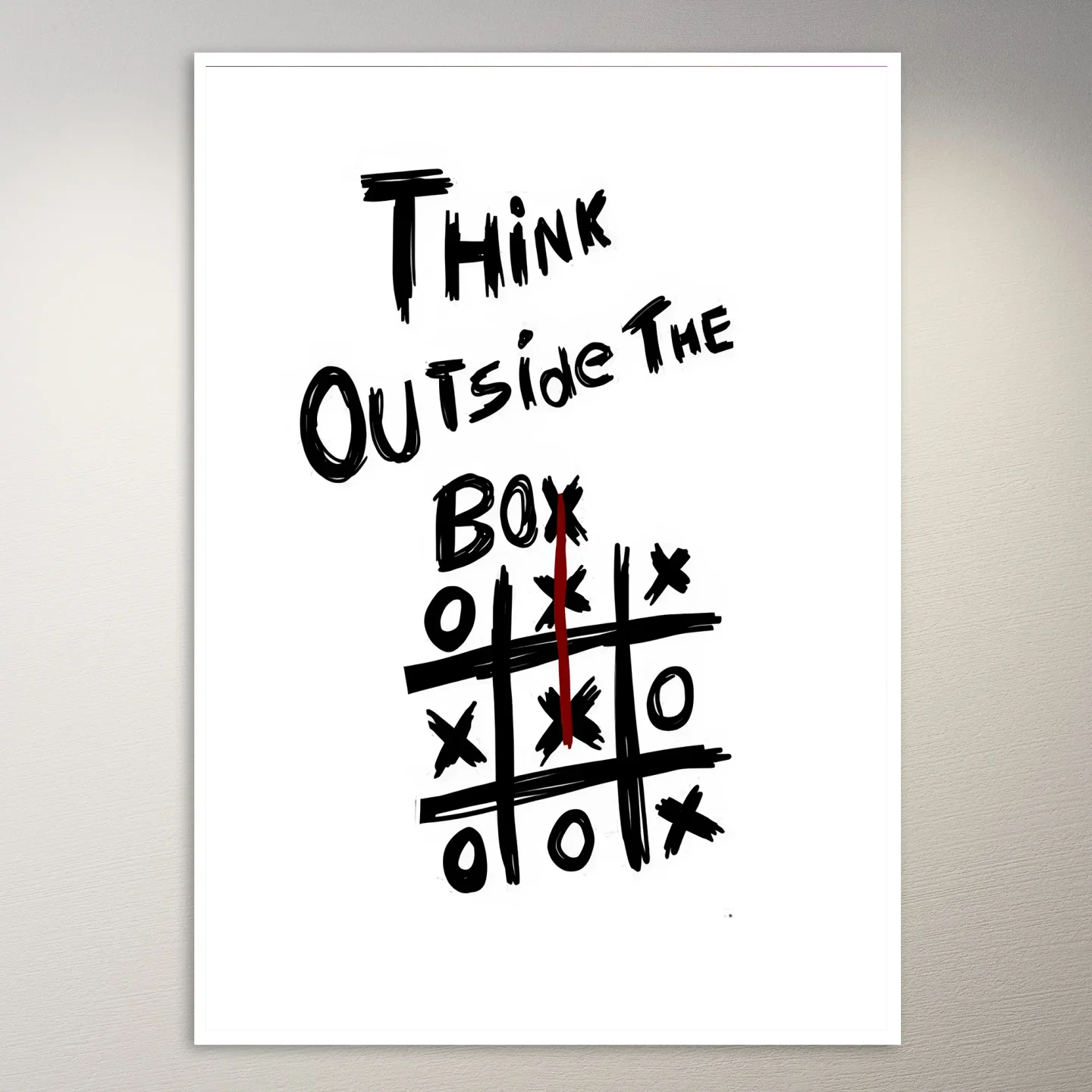 Think Outside the Box Poster