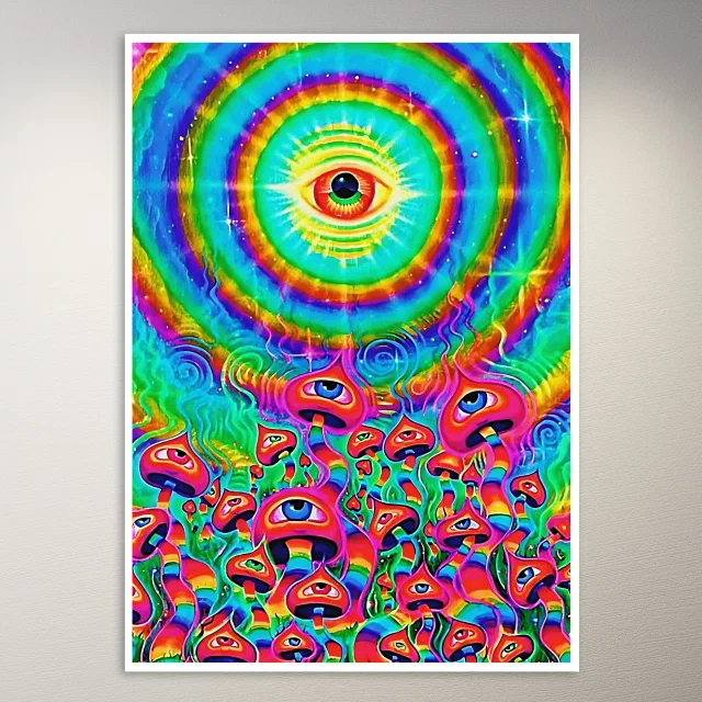 Trippy Art Poster