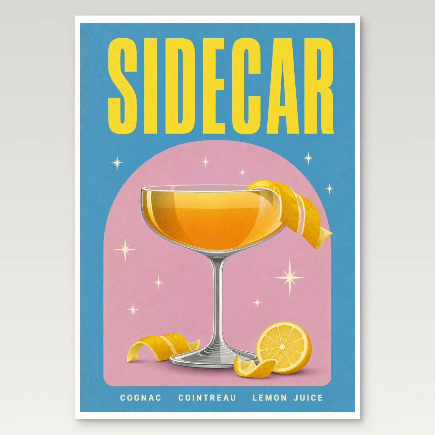 Sidecar Poster mockup