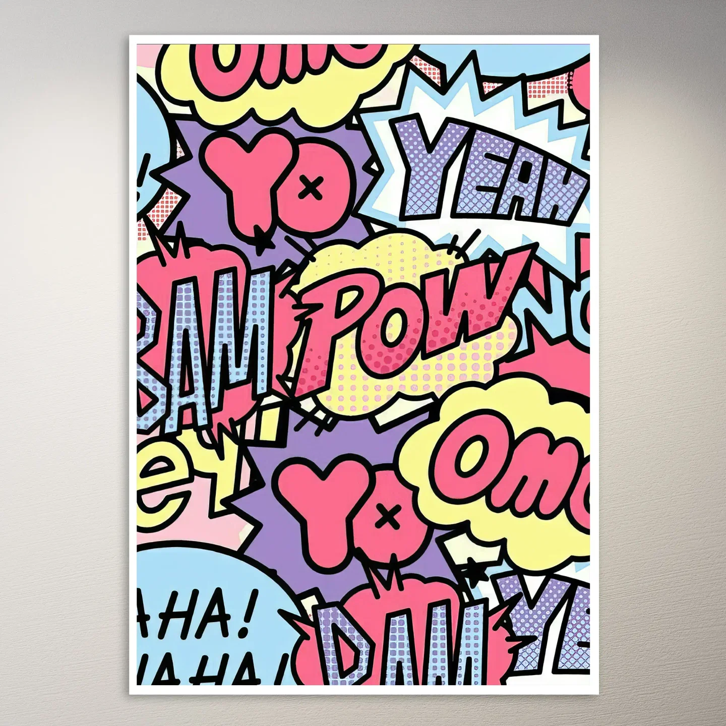Bam, Pow, Yeah, and Ha Ha! Poster