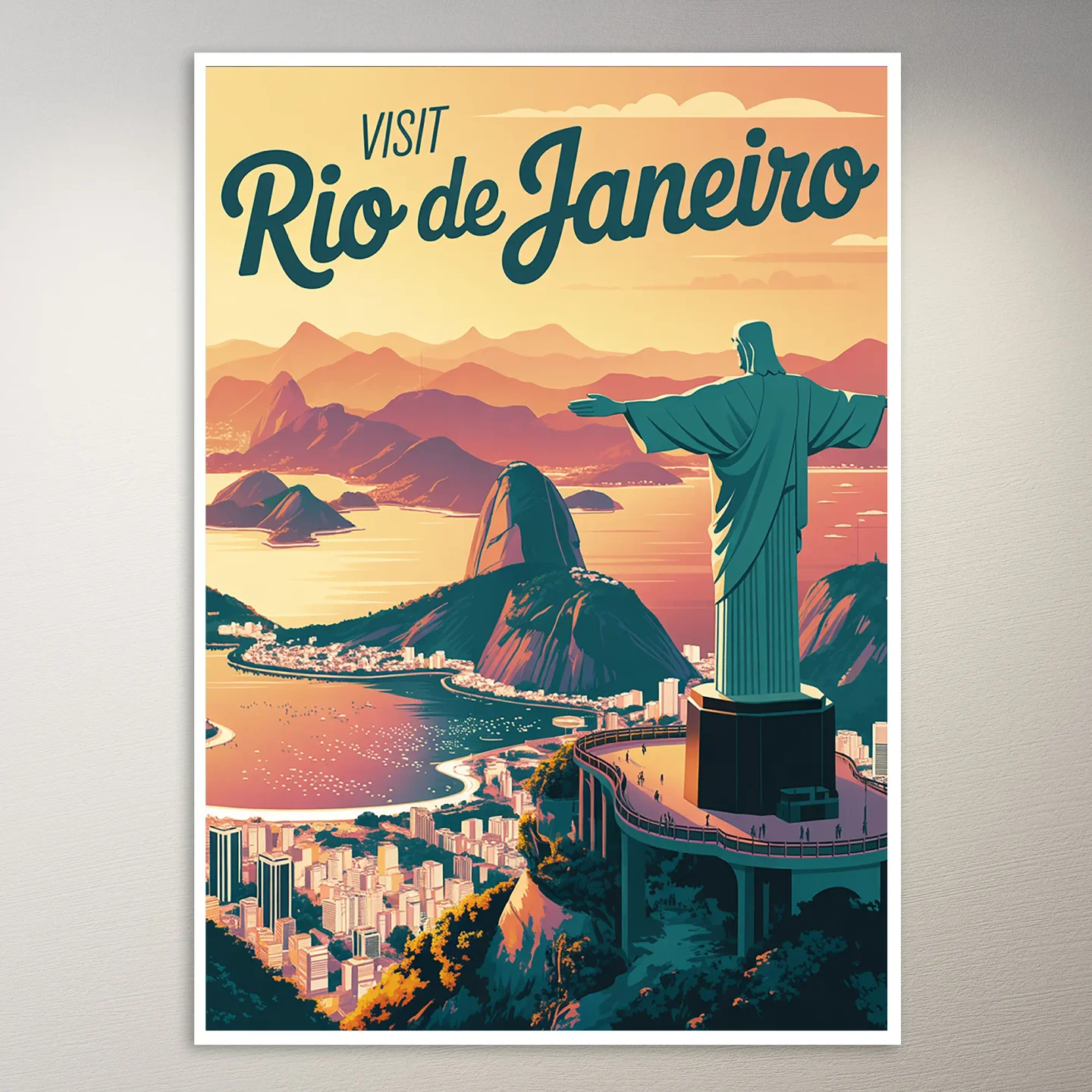 Rio de Janeiro Travel Poster