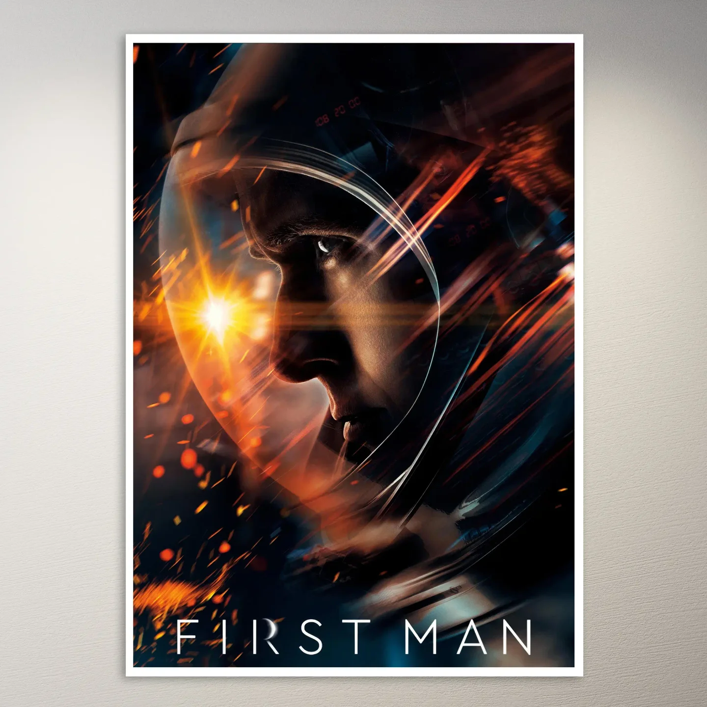 Astronaut in Spacecraft Poster