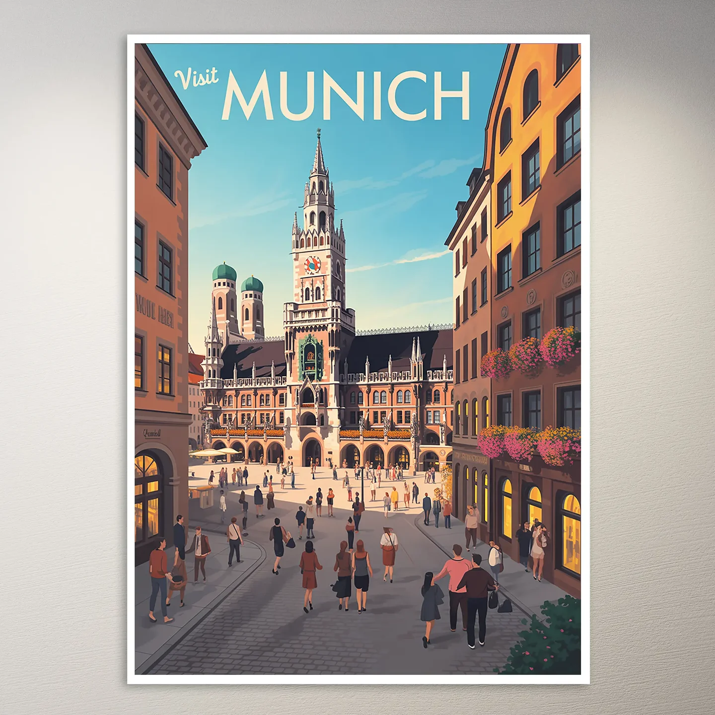 Munich Travel Poster