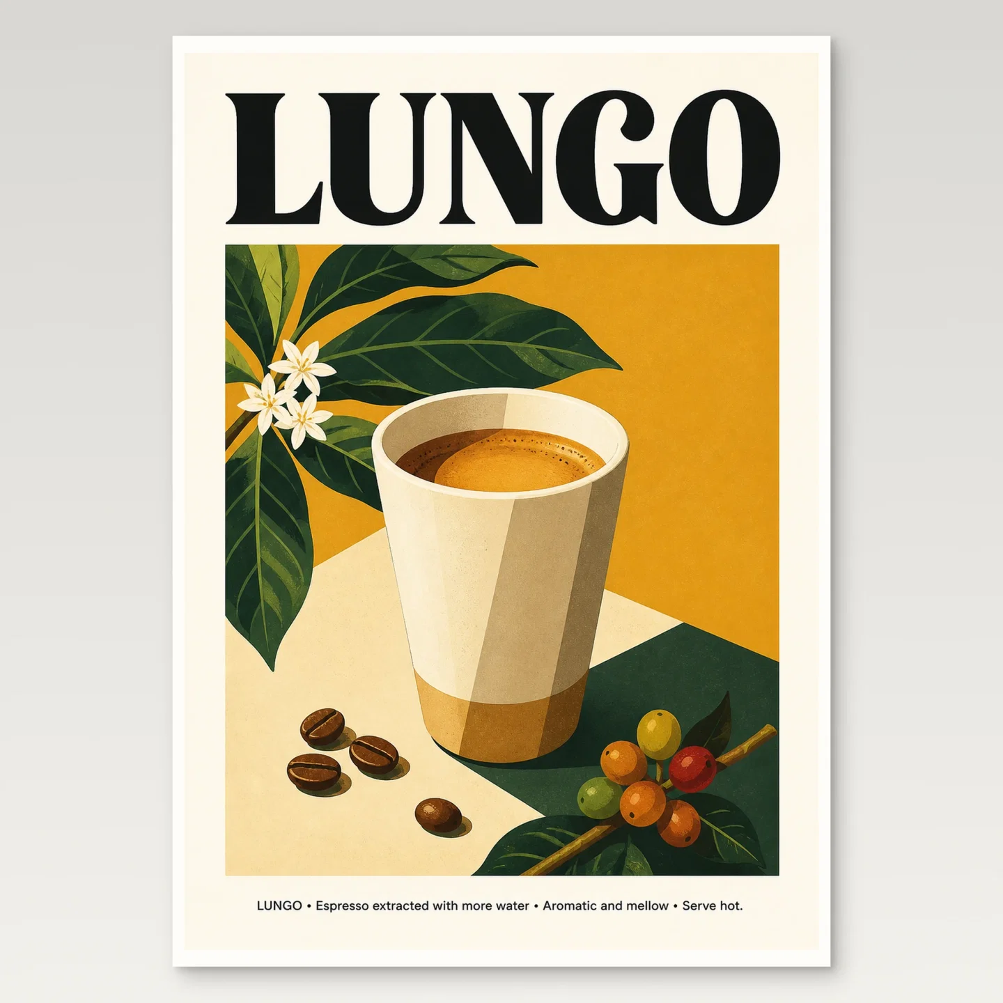 Lungo Poster mockup