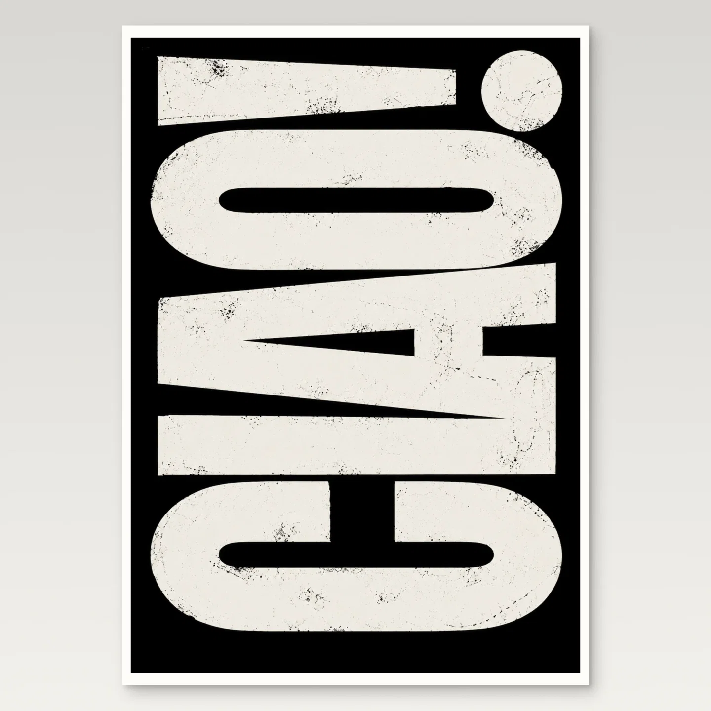 Chaos Poster mockup