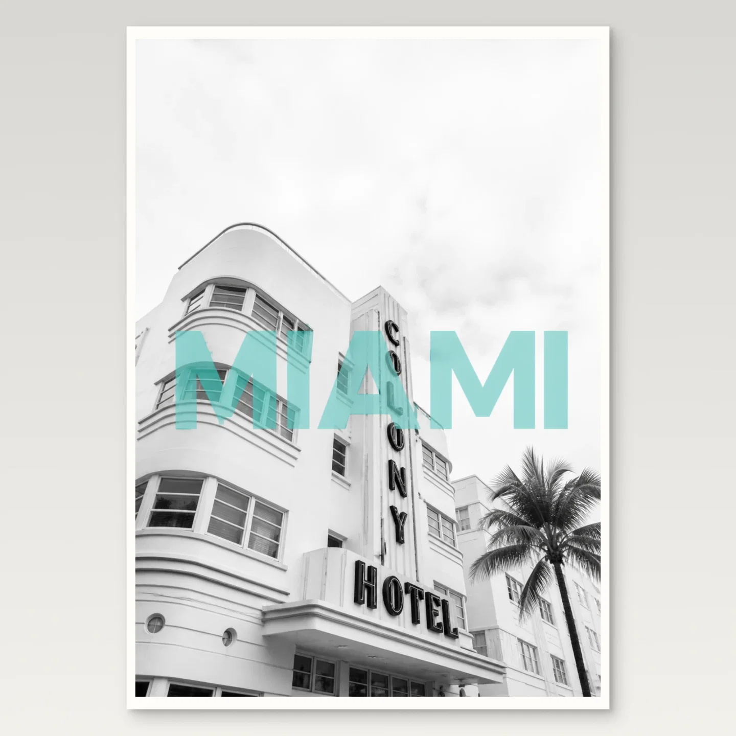 Miami Poster mockup