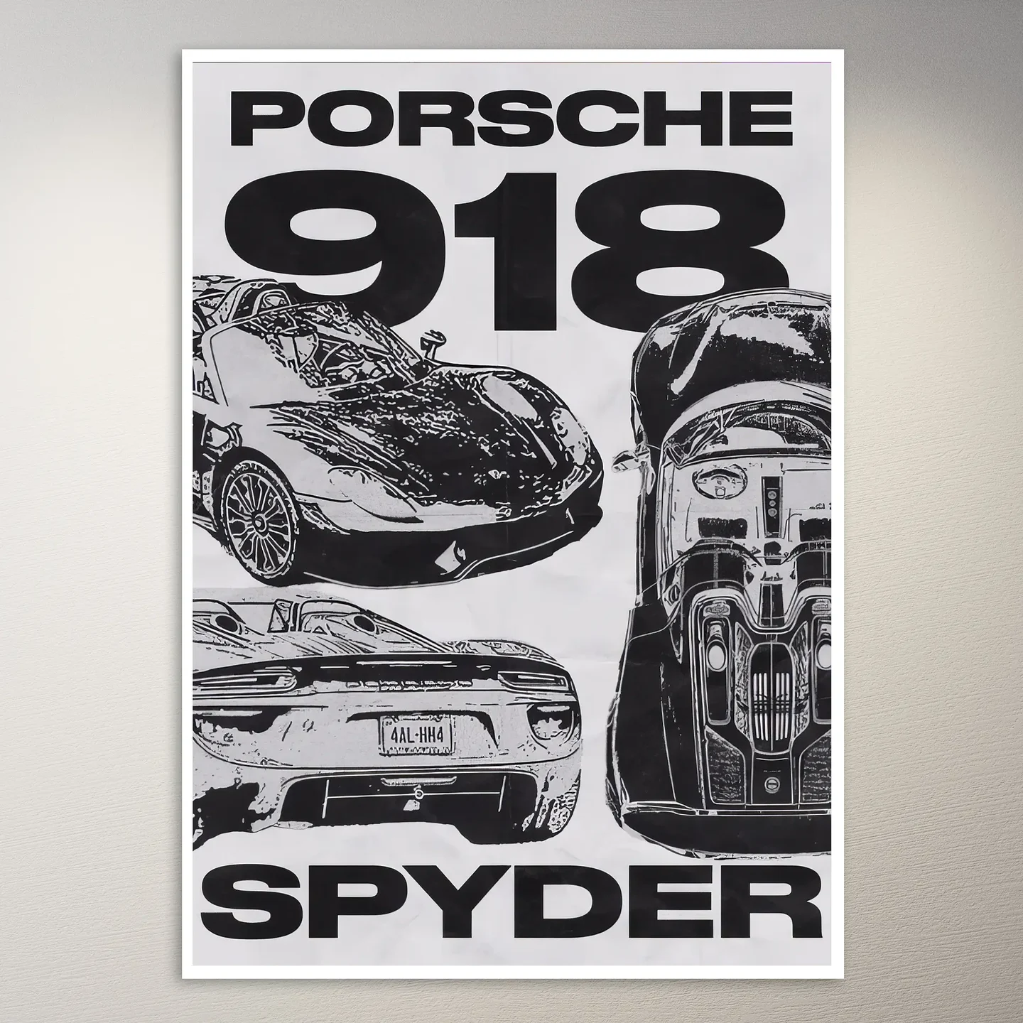 Porsche 918 Spyder Poster