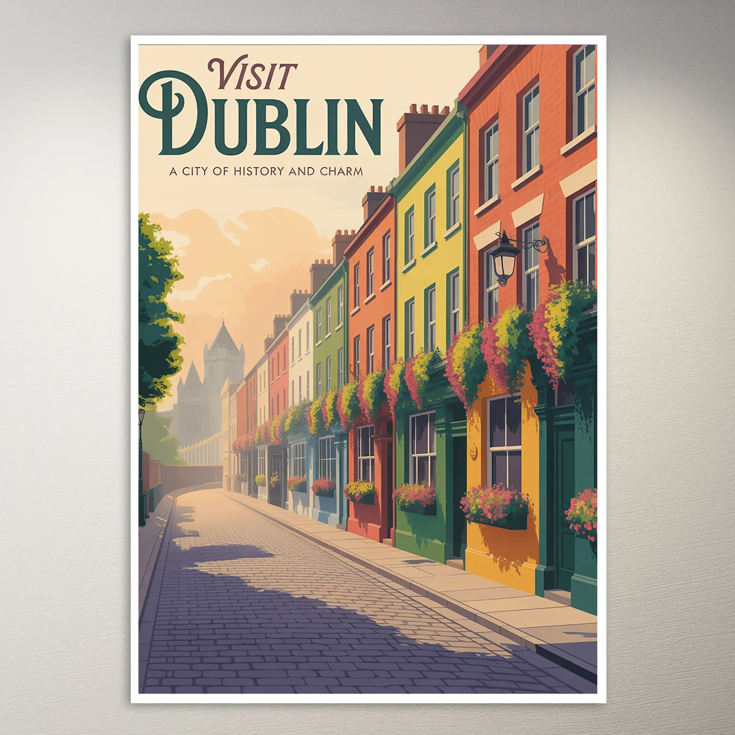 Dublin Travel Poster