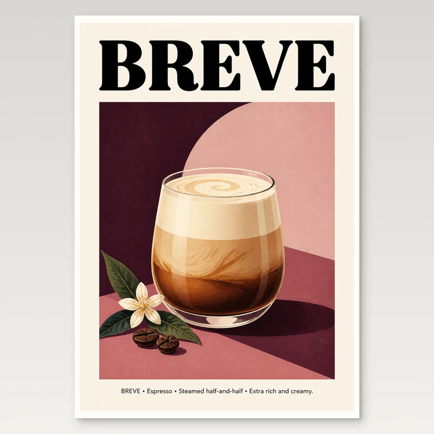 Breve Poster mockup