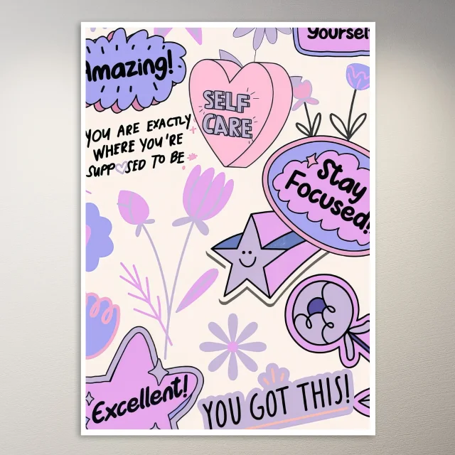 You Got This Self Care Reminders Poster