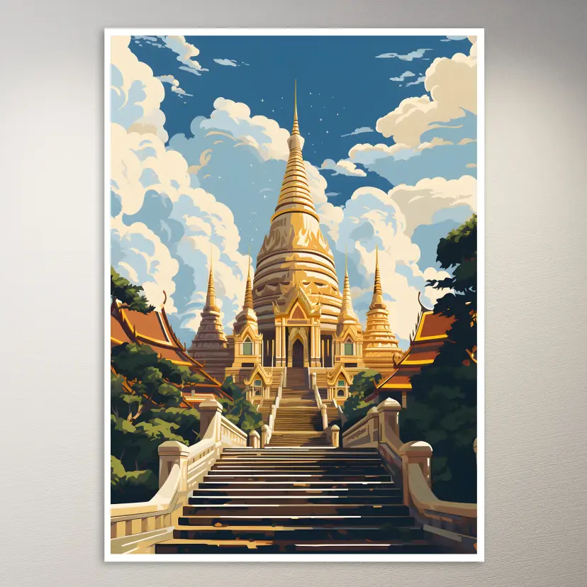 The Grand Palace Thailand Poster