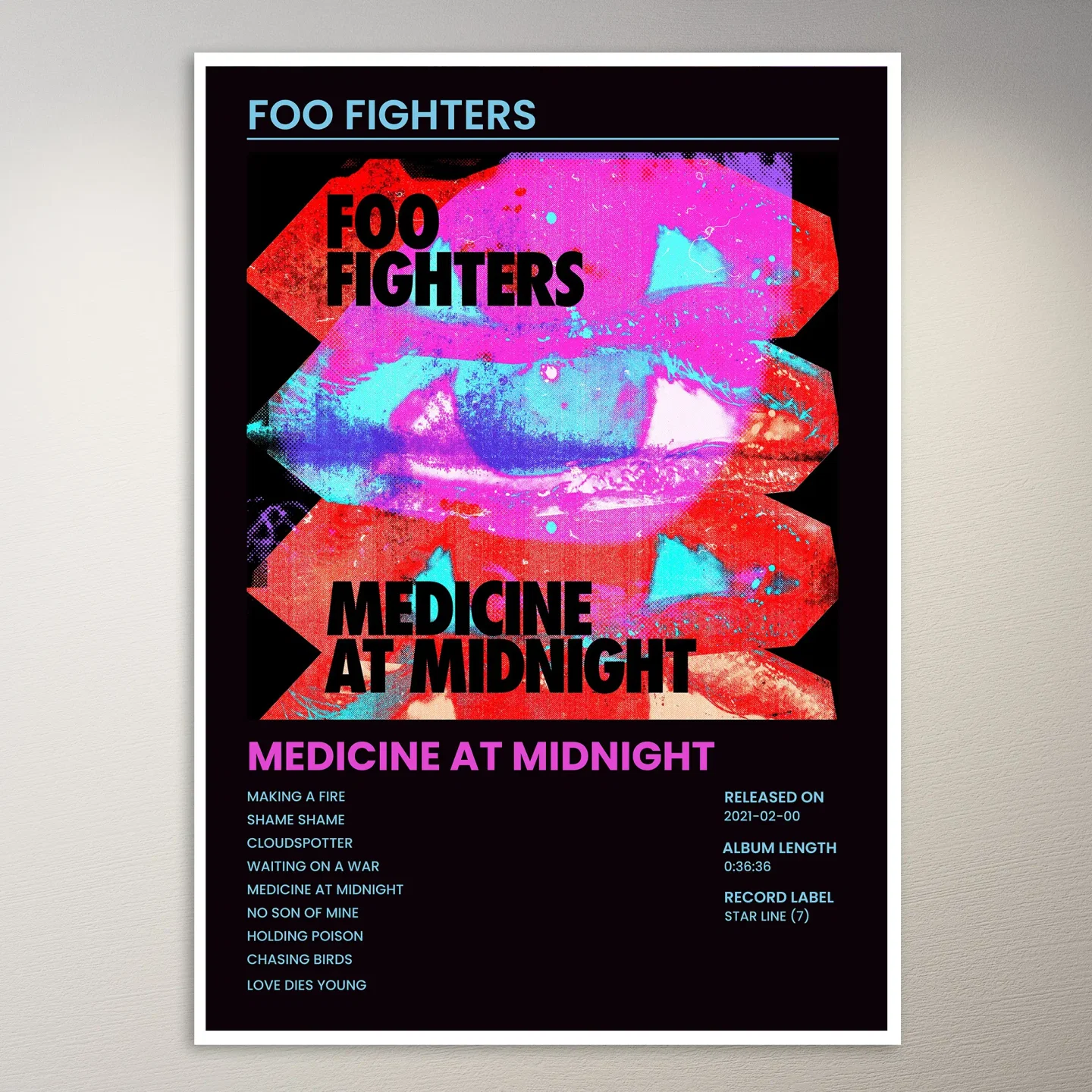 Foo Fighters Poster