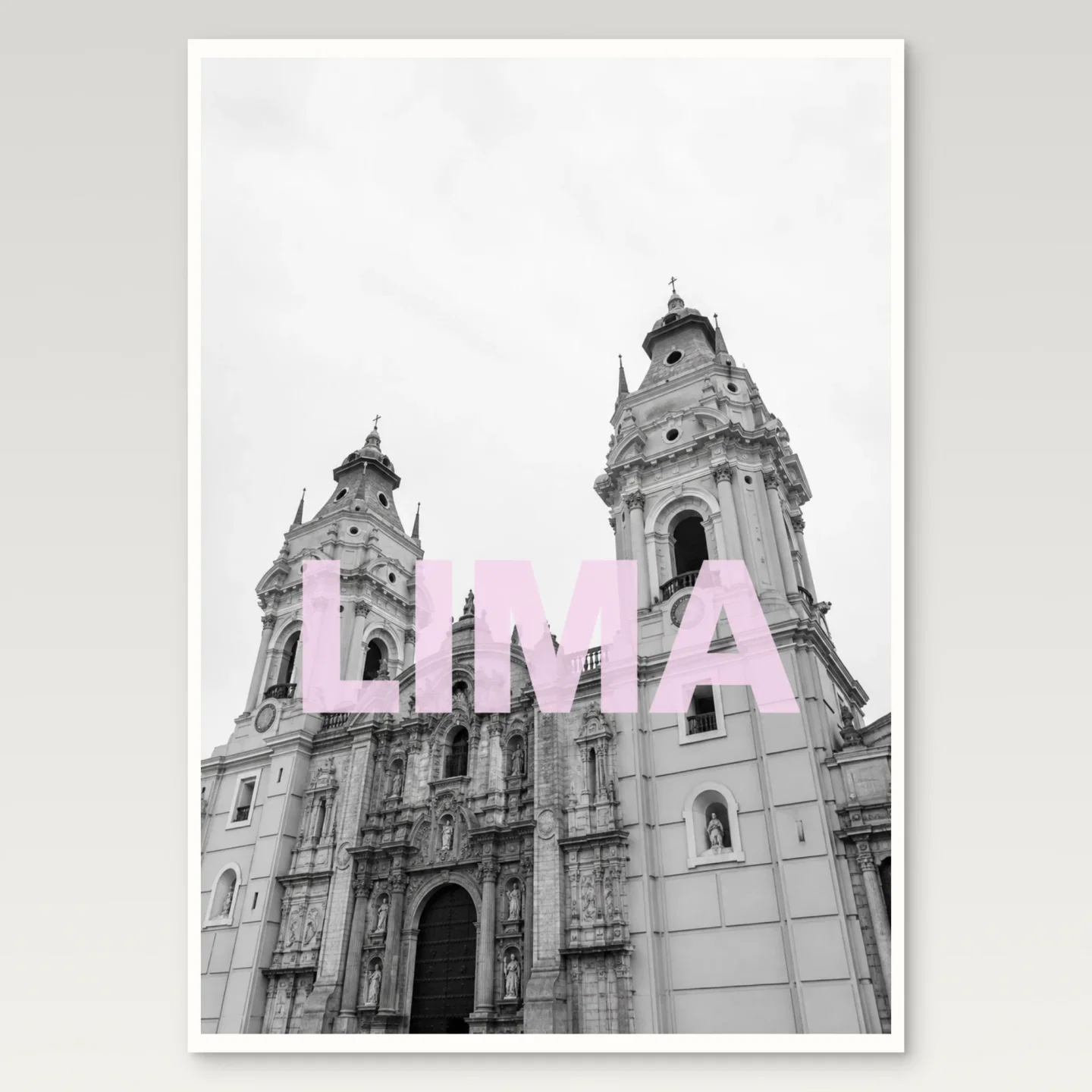 Lima Poster mockup