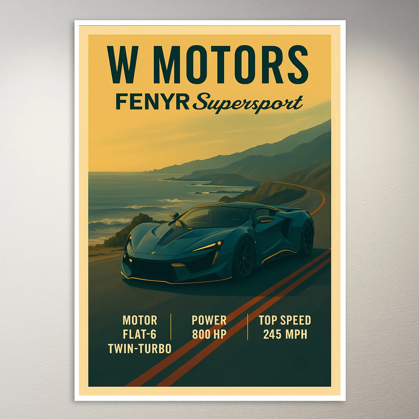 W Motors Fenyr Supersport Poster