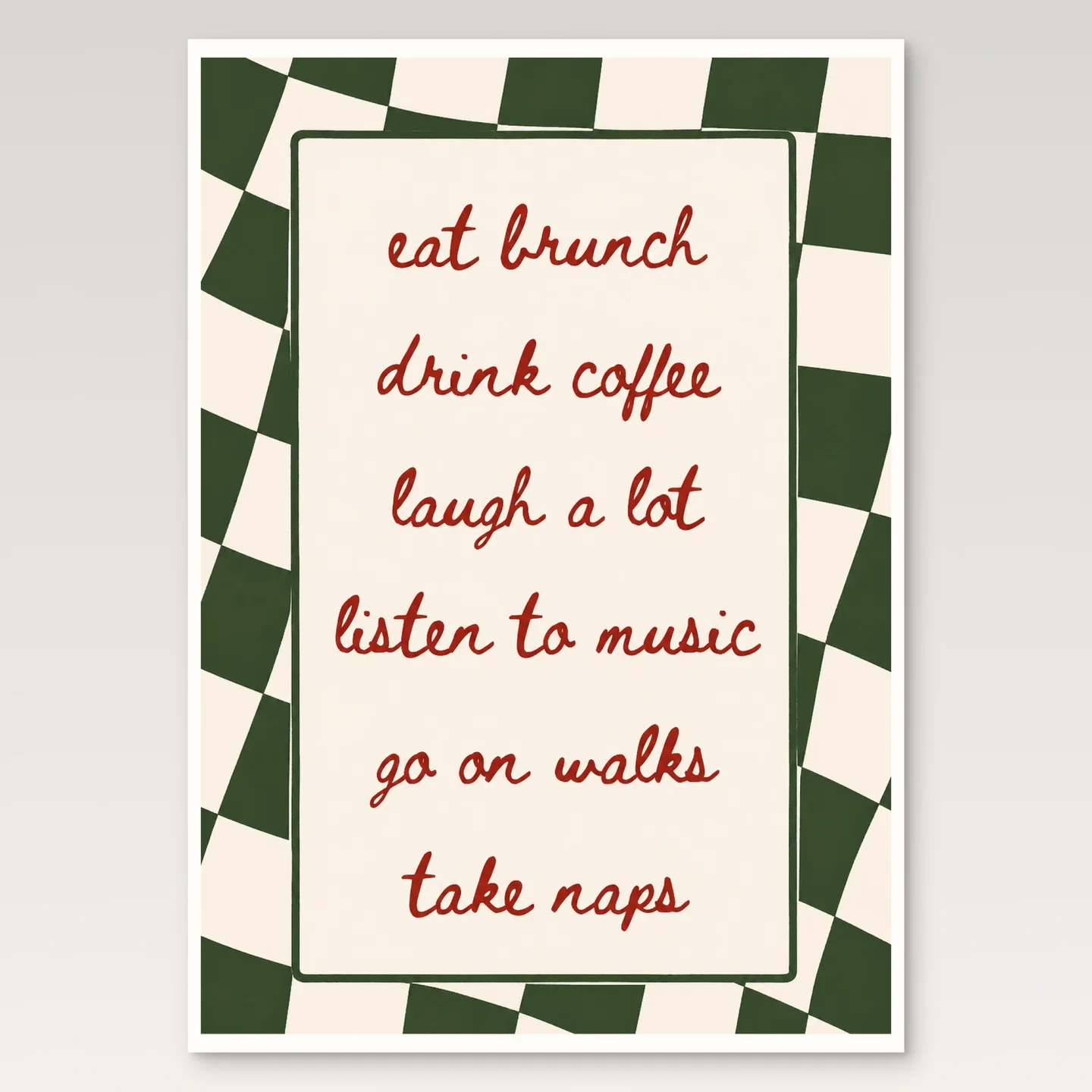 Cafe Lifestyle Poster mockup