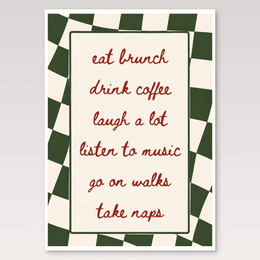 Cafe Lifestyle Poster
