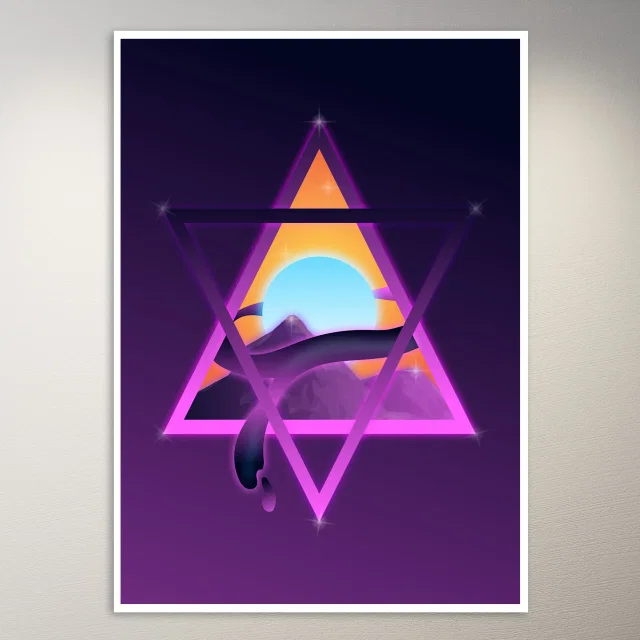 Trippy Art Poster