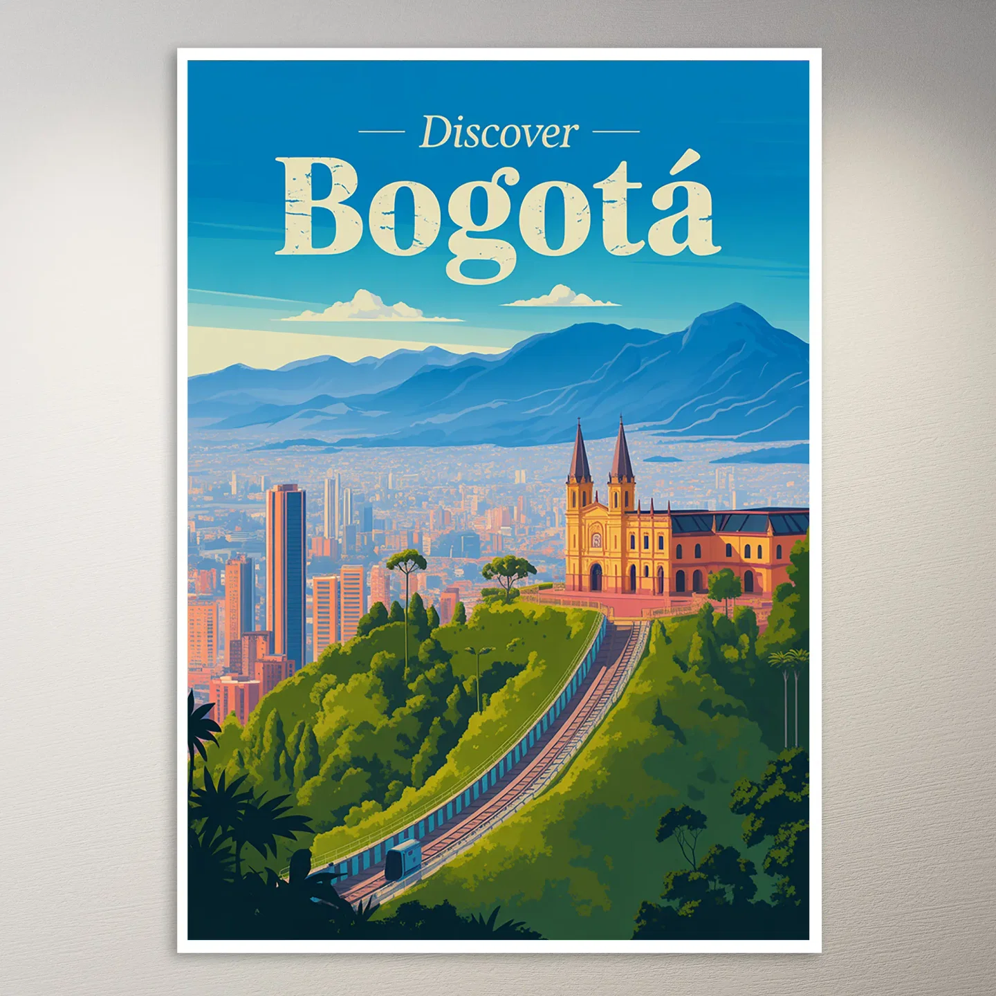 Bogota Travel Poster