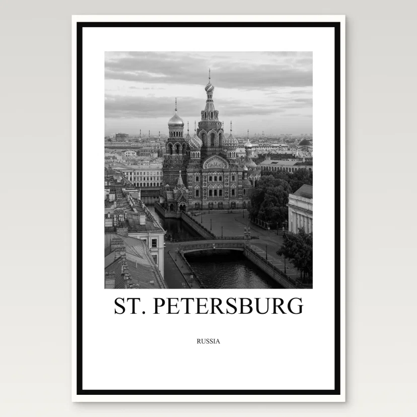 St Petersburg Poster