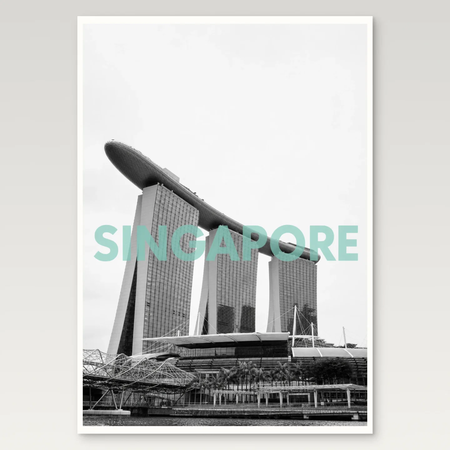 Singapore Poster mockup