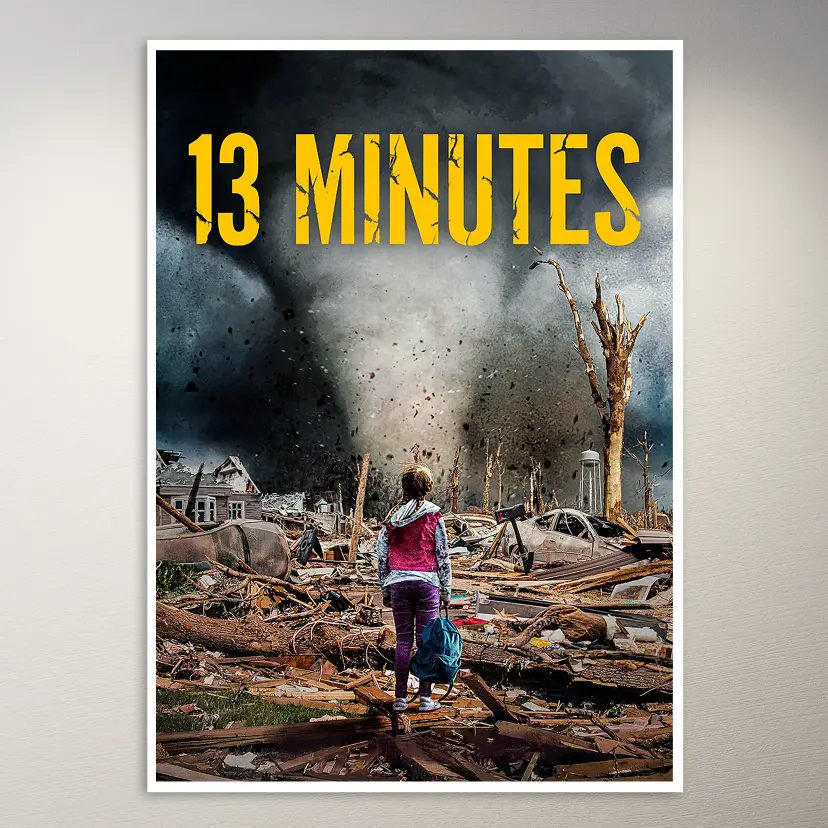 Girl After Tornado Poster