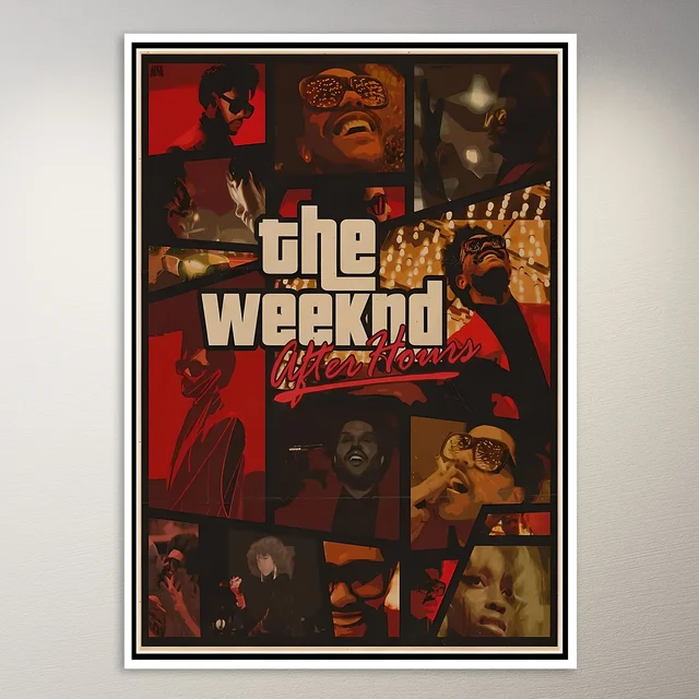 The Weeknd GTA Poster | Music Poster