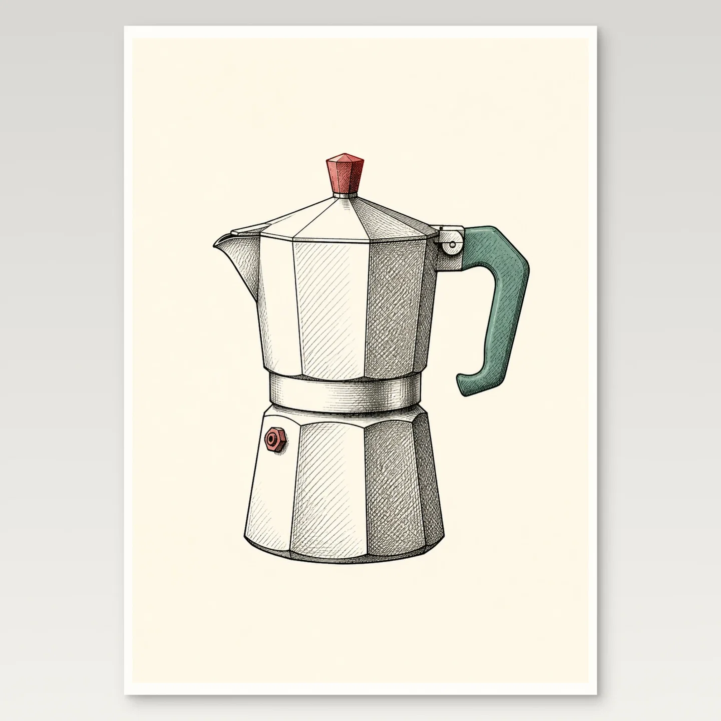 Moka Pot Poster mockup