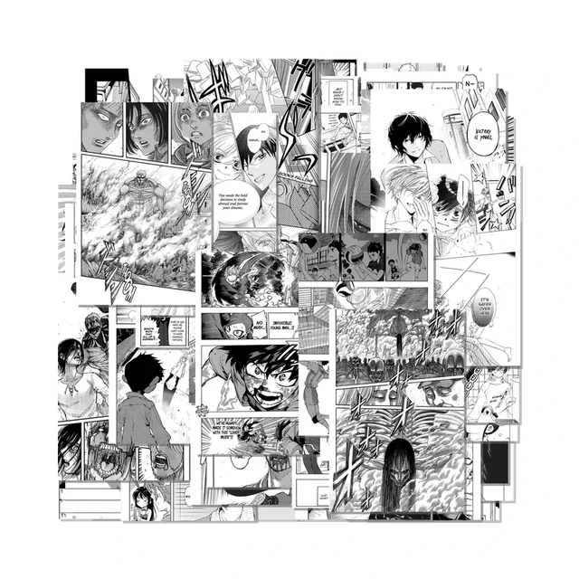Manga Set of 200 Collage Kit