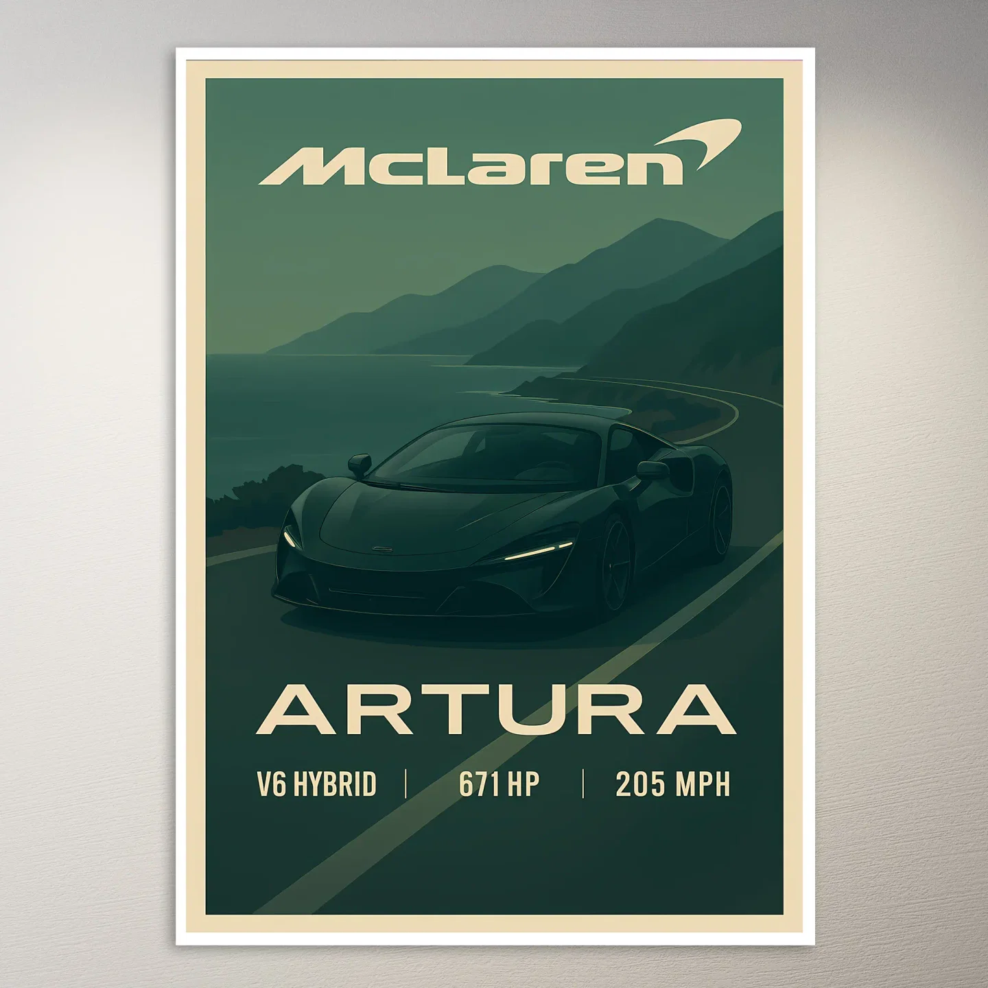 McLaren Artura Poster