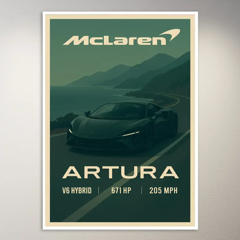 McLaren Artura Poster