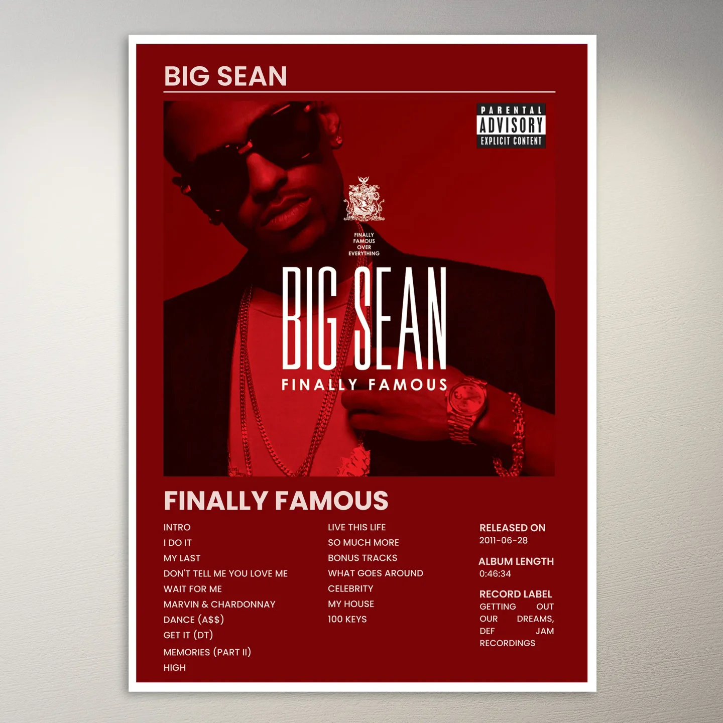 Big Sean Poster