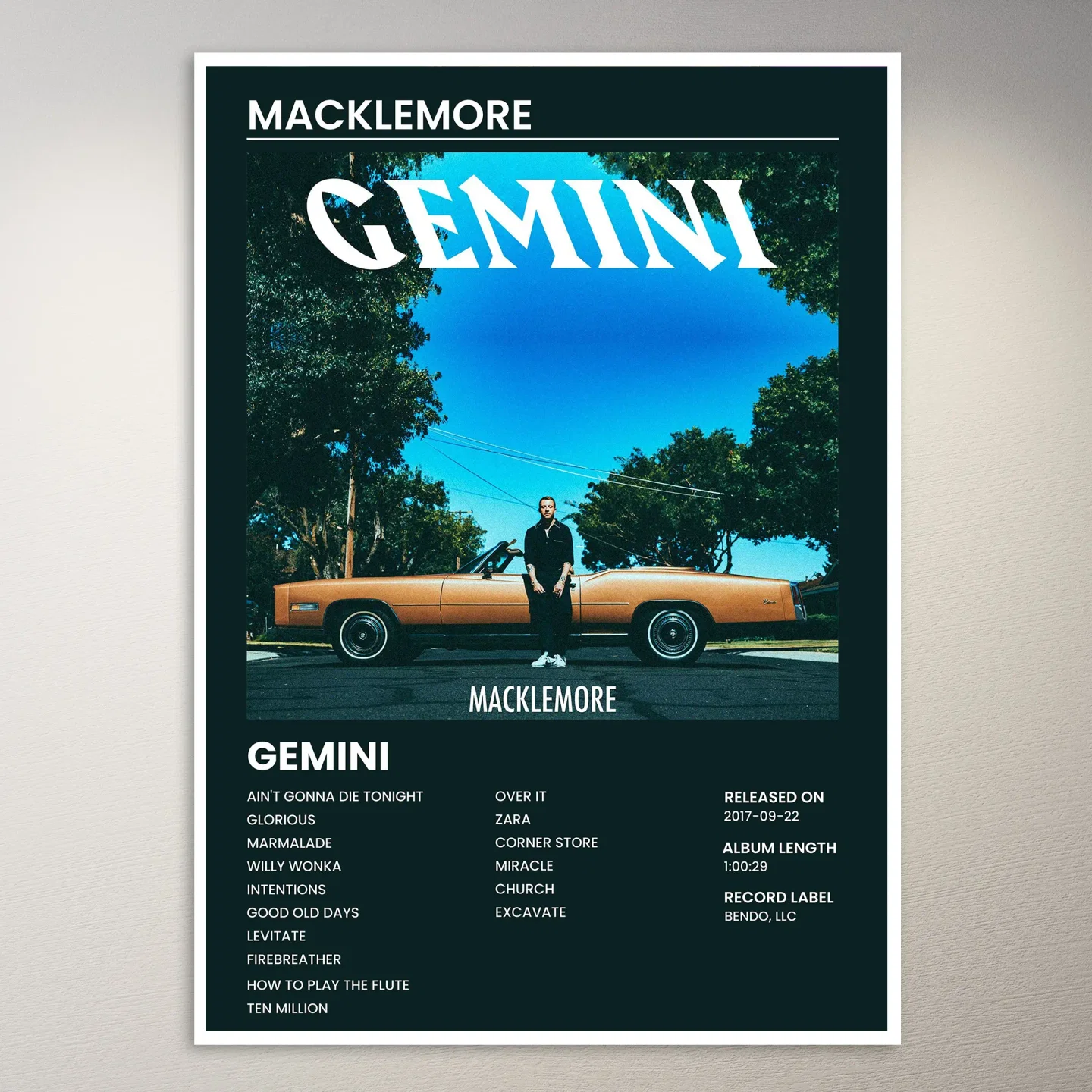 Macklemore Poster