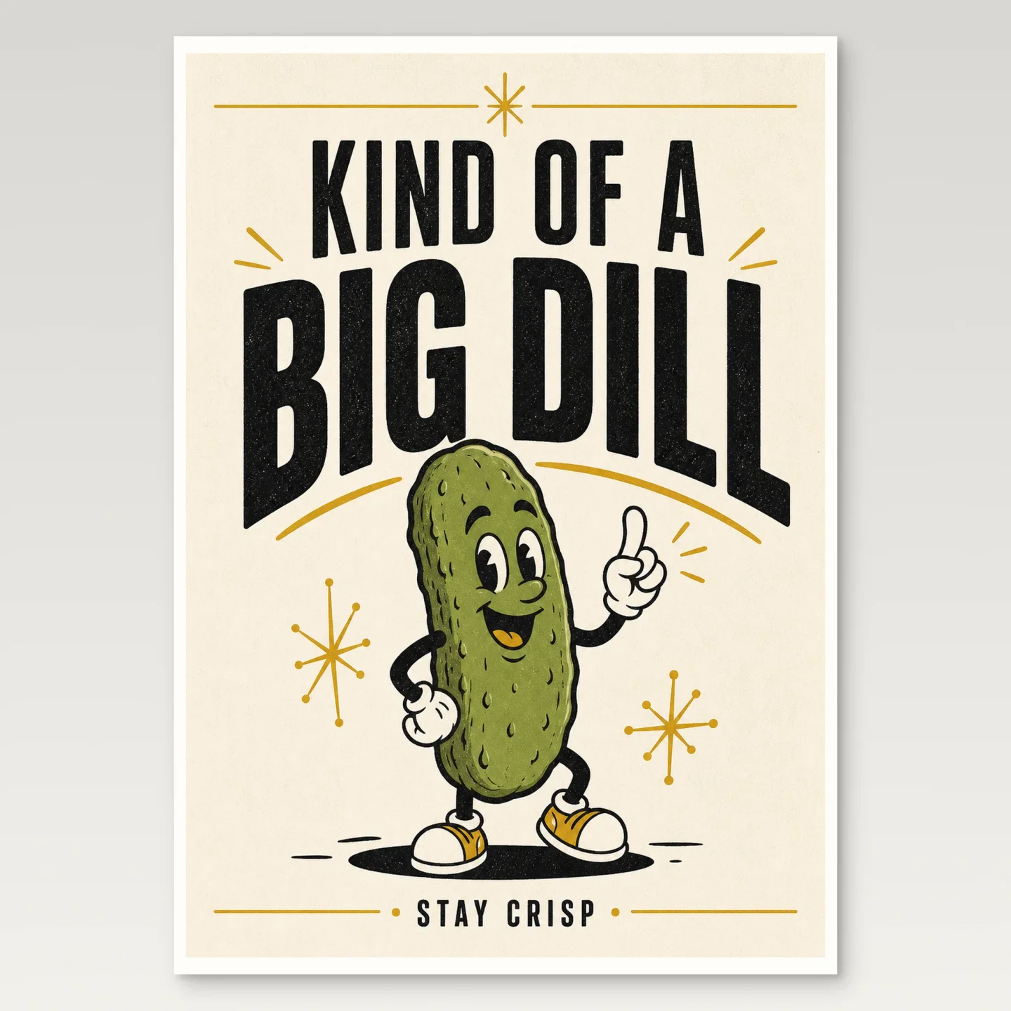 Pickle Poster mockup