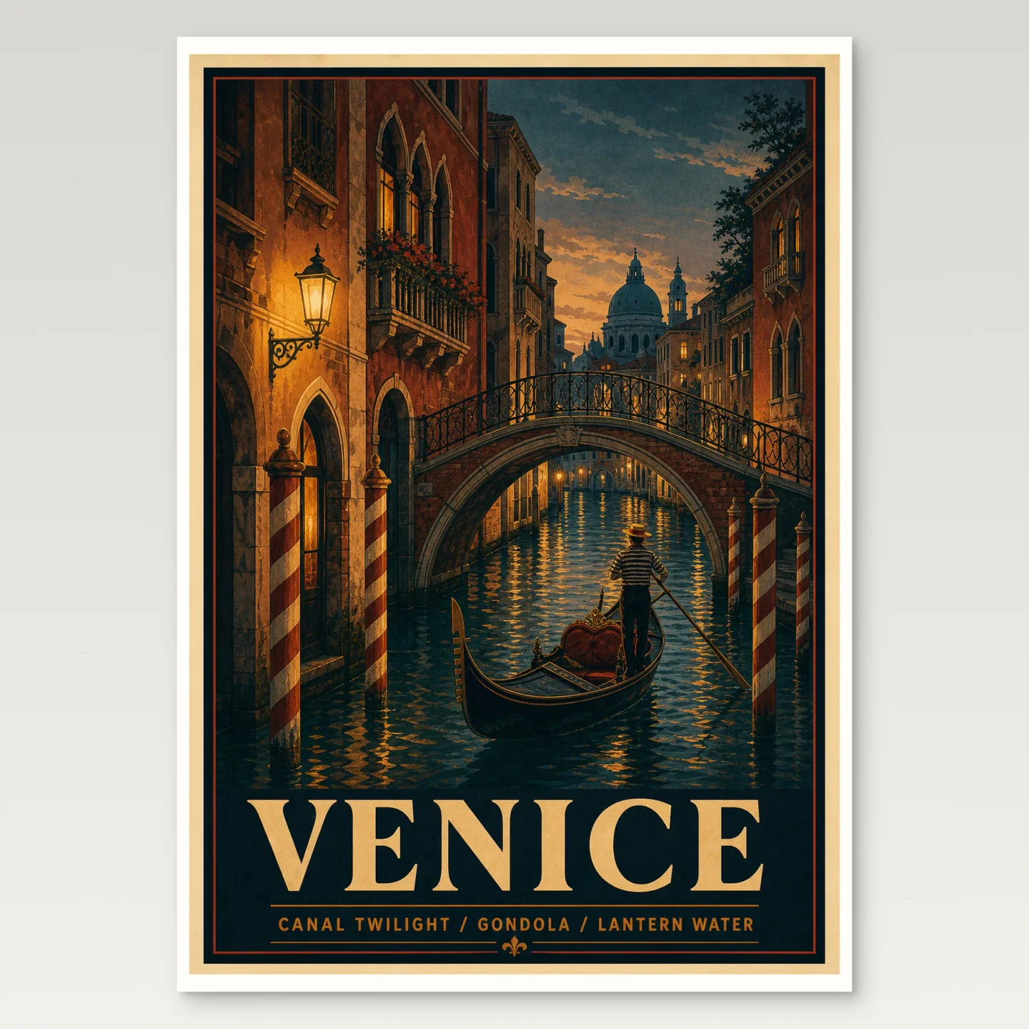 Venice Poster mockup